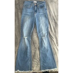 YMI Blue Flare & Wide Leg Jeans